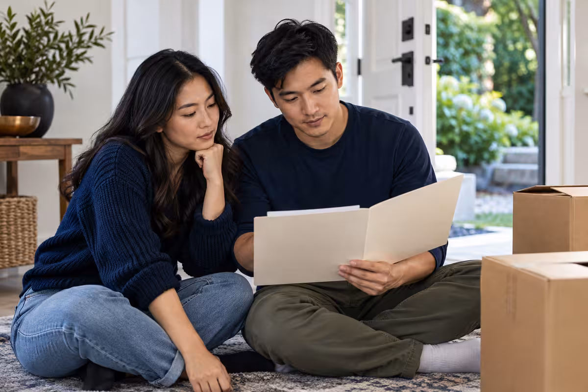 A household reviews its purchase plan.