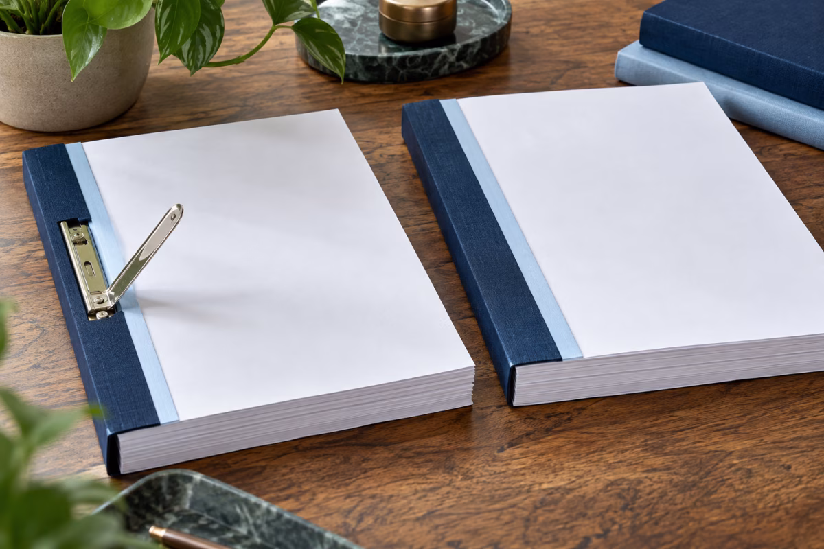 Two document bindings illustrate different insurance arrangements.