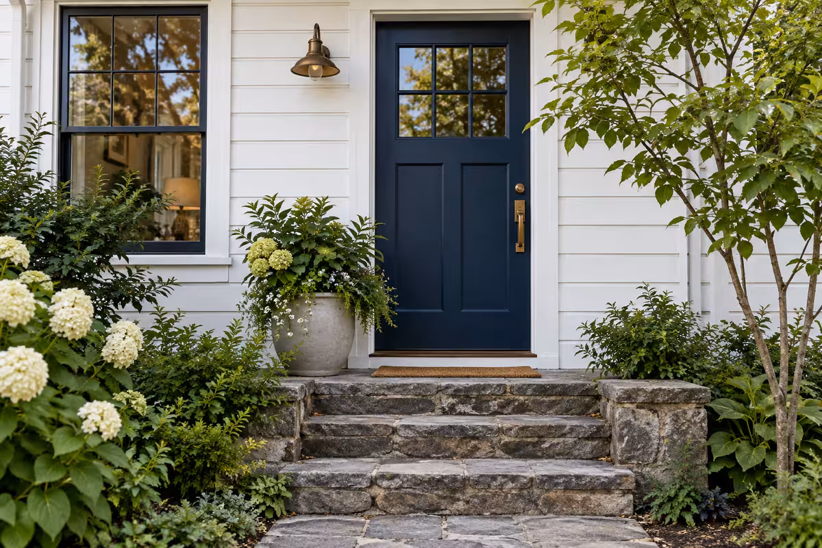An ordinary starter-home entry.